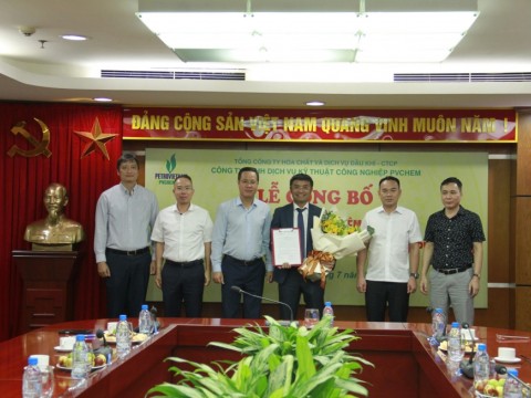 PVChem bổ nhiệm ông Nguyễn Huy Hoàng giữ chức Giám đốc PVChem-ITS