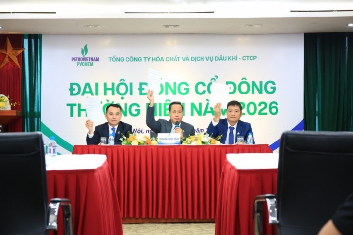 Đại hội đồng Cổ đông thường niên năm 2026: PVChem trình kế hoạch tăng vốn, mở rộng ngành nghề, hướng tới doanh thu 10.000 tỷ đồng