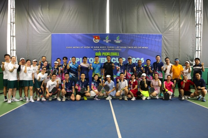 PVChem phối hợp tổ chức thành công Giải Pickleball “VPI TOWER CUP 2026” tại Hà Nội